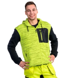 FLEECE NEULETAKKI INDIUM KELTAINEN